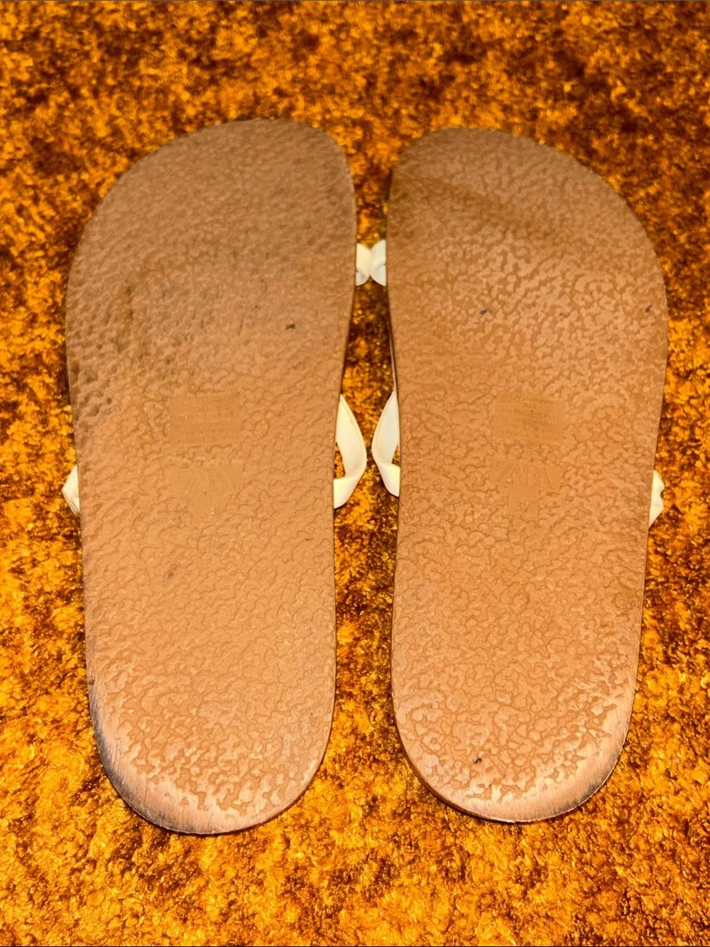 Zara White Double-Buckle Slide Sandals - Picture 3 of 6